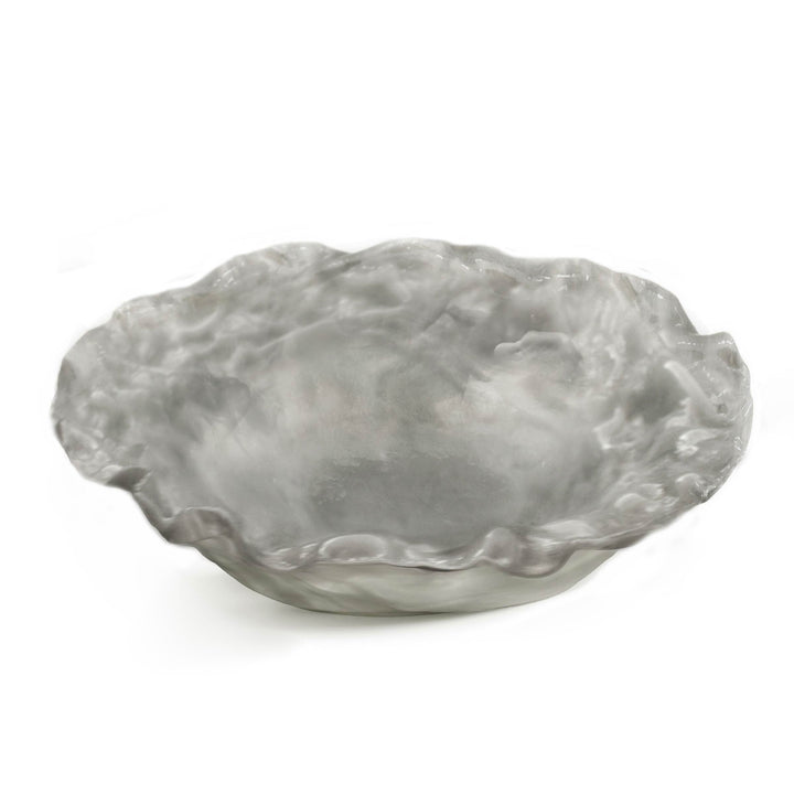 Murano Glass Serving Bowl STROPICCIATO by D.i. Più Andretto Design 03