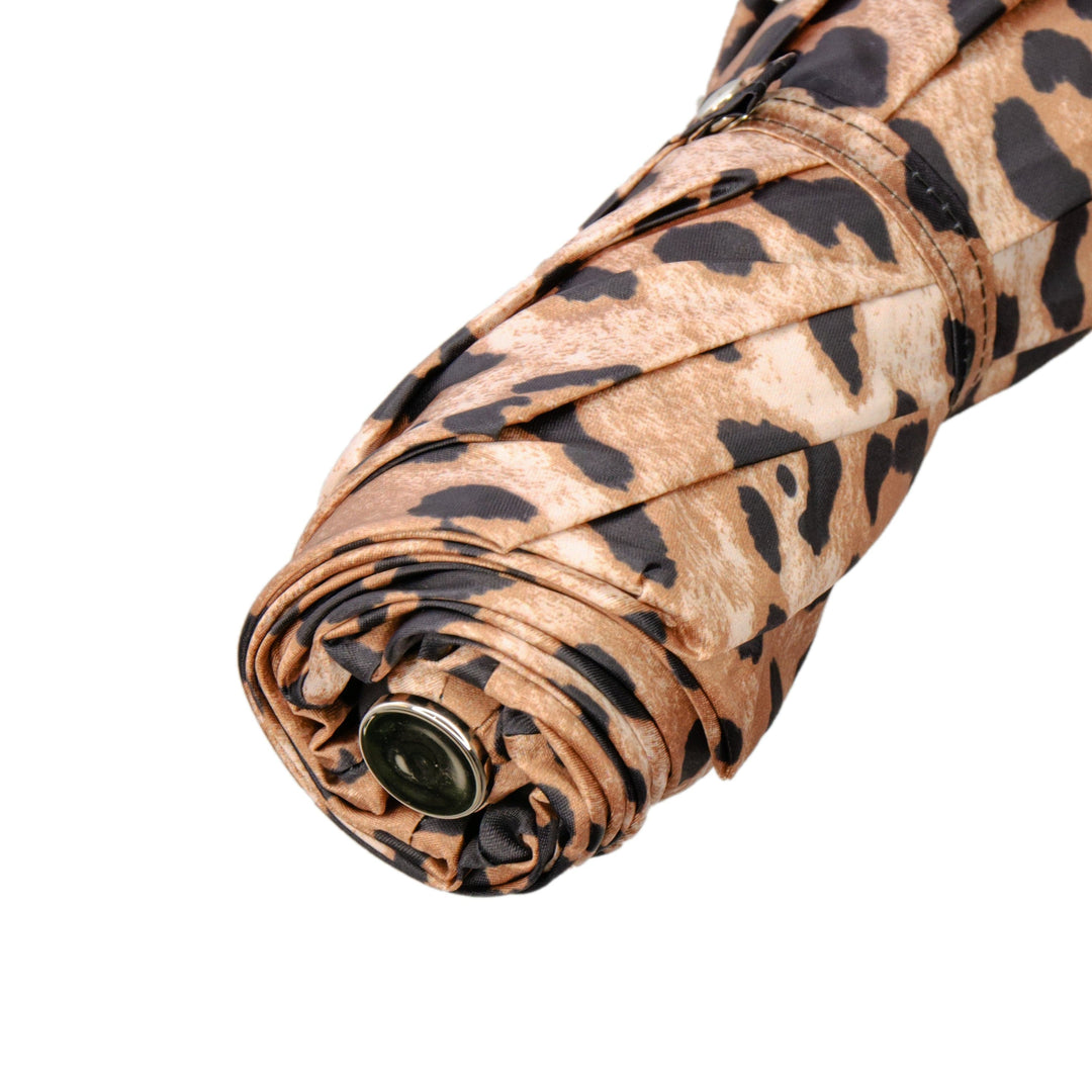 Folding Umbrella ANIMALIER with Jewelled Brass Handle 06