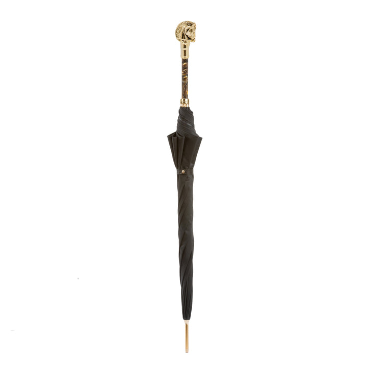Umbrella GOLDEN HORSE with Metal Handle 02