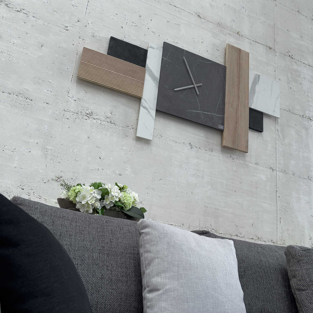 Wall Clock QUADROLOGIO Stone 09