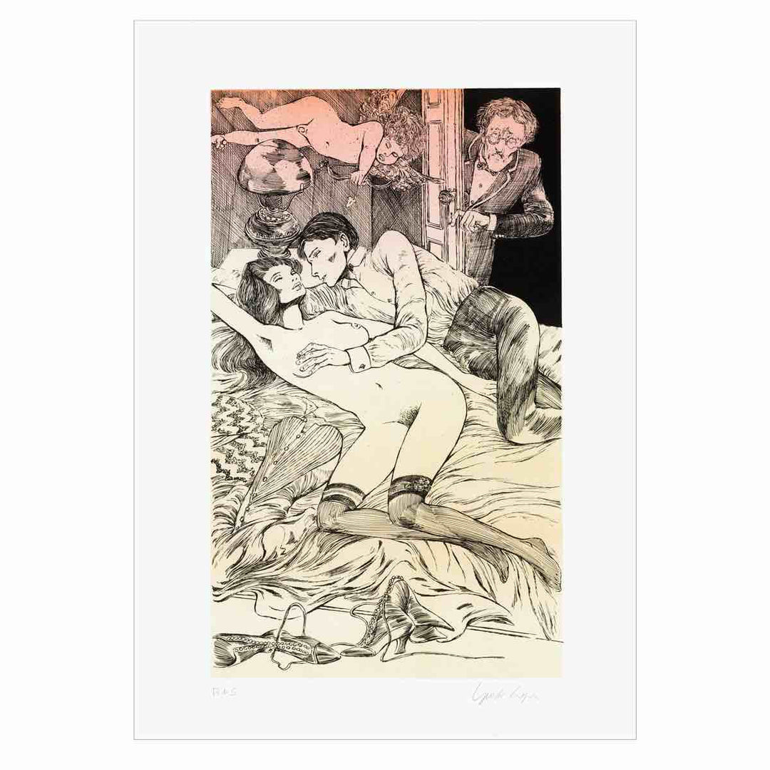 1994 - Signed Print Guido Crepax - Tarocchi: L’amante 01