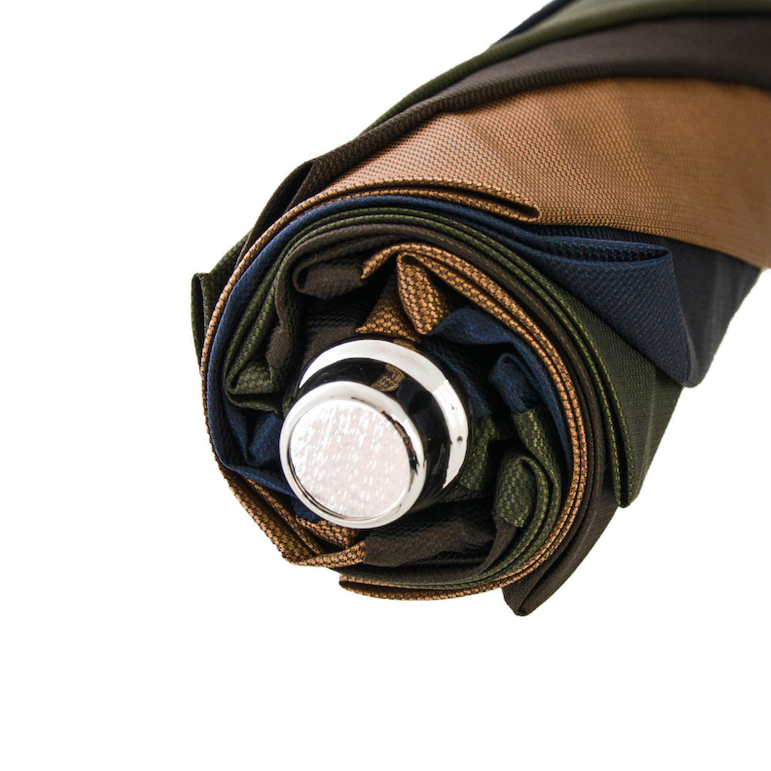 Folding Umbrella WINTER RAINBOW with Bamboo Handle 05