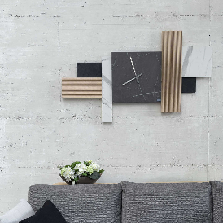 Wall Clock QUADROLOGIO Stone 010
