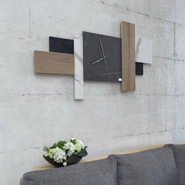 Wall Clock QUADROLOGIO Stone 011