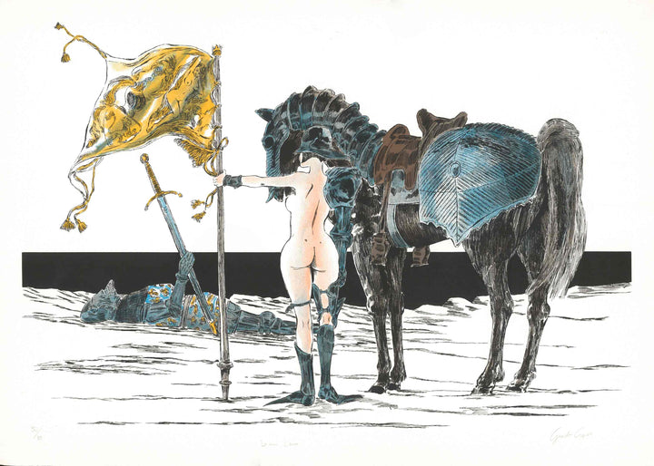1998 - Signed Lithography Guido Crepax - Valentina, weapons and love. 01