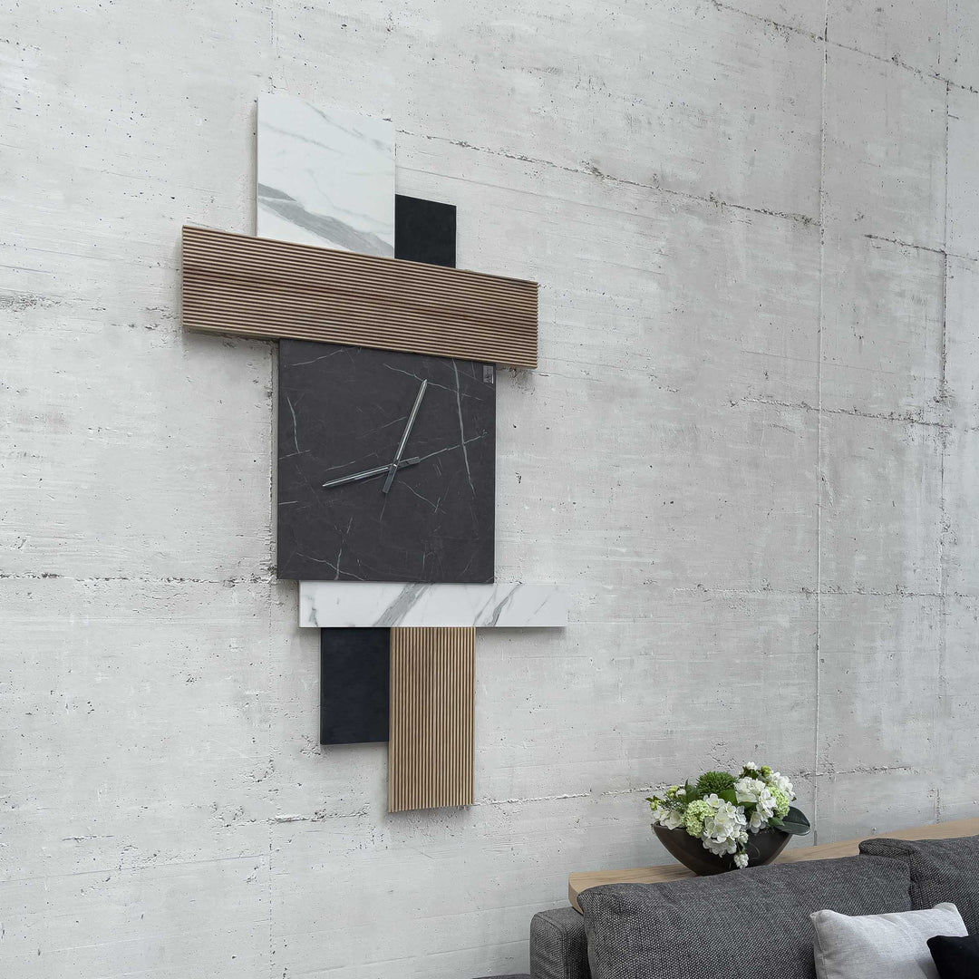 Wall Clock QUADROLOGIO Stone 012