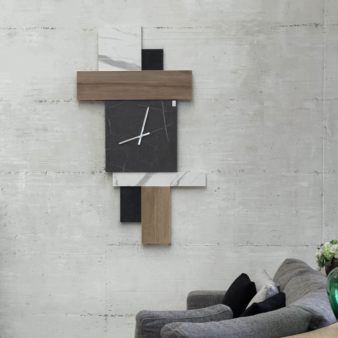 Wall Clock QUADROLOGIO Stone 013