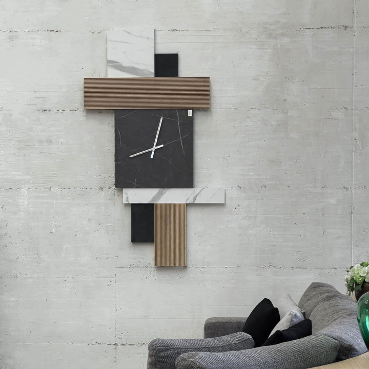 Wall Clock QUADROLOGIO Stone 013