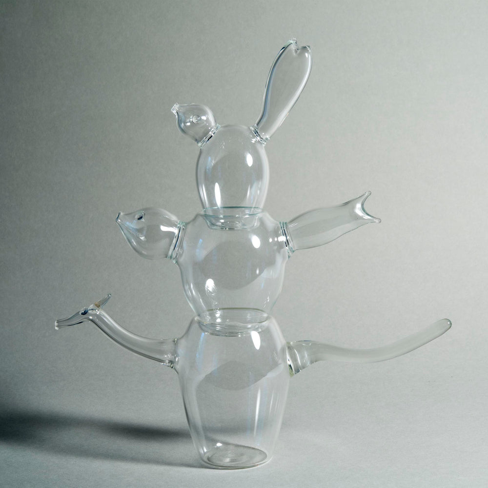 Glass Salad Dressing Set PARADISO TERRESTRE by Maria Christina Hamel for MikroDesign 02