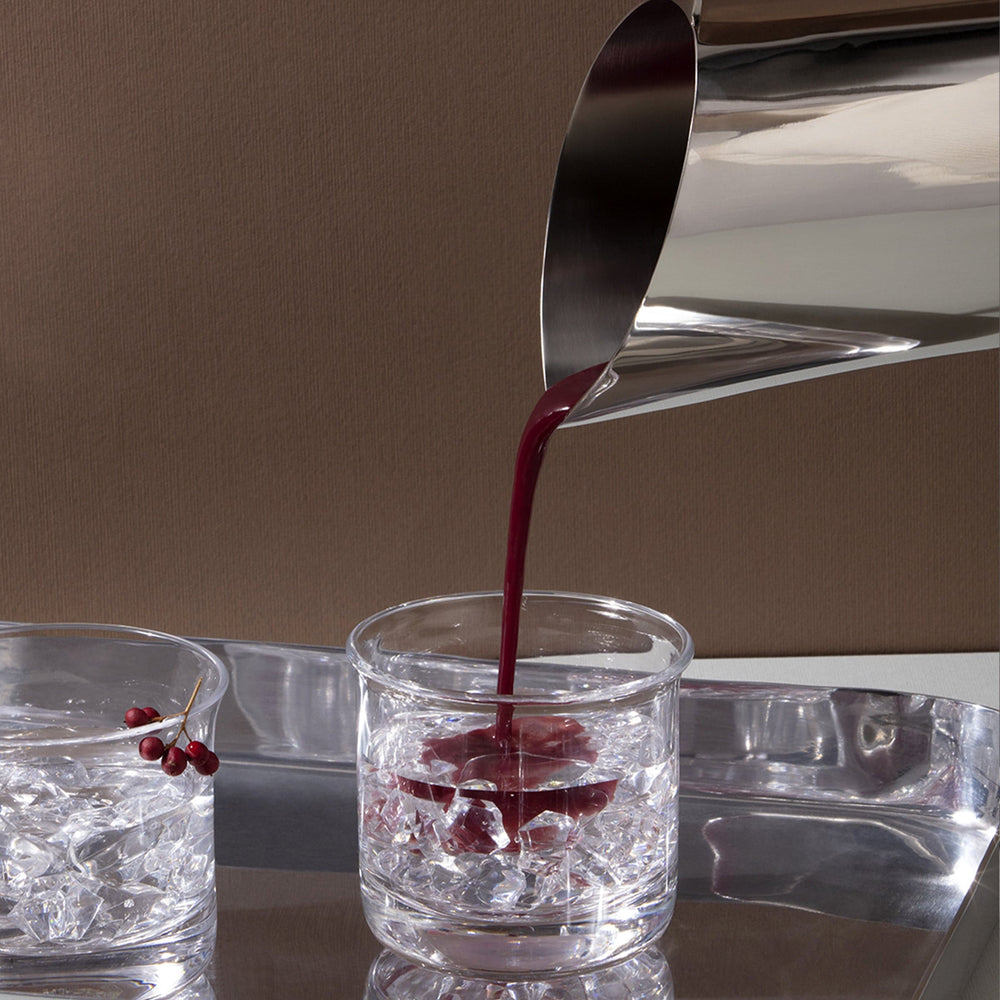 Blown Glass Whiskey Glasses ALDO Set of Six by Aldo Cibic for Paola C 02