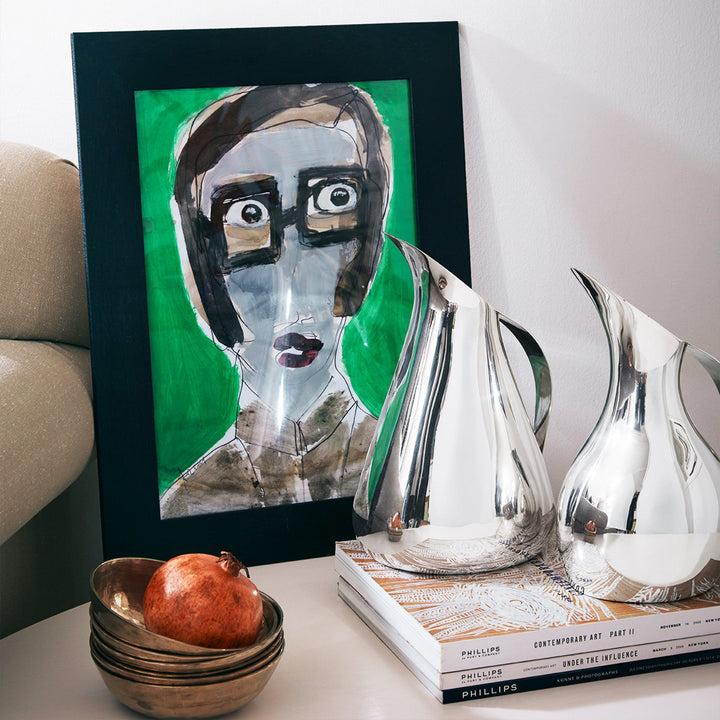 Silver-Plated Pitcher ARMONIA by Aldo Cibic for Paola C 02