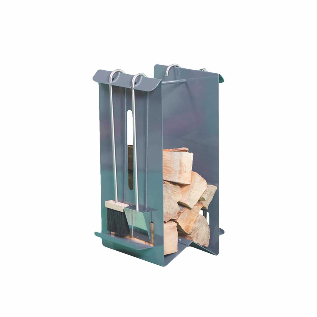 Metal Firewood Holder BUCK by Michele Giacopini 01