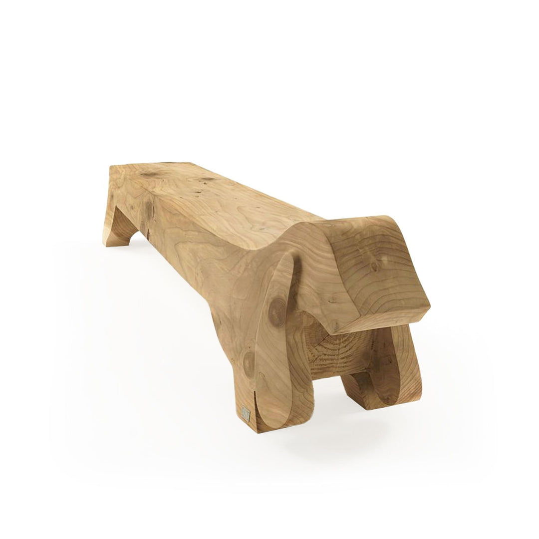 Wood Bench UGO by Paolo Salvadè for Riva 1920 3