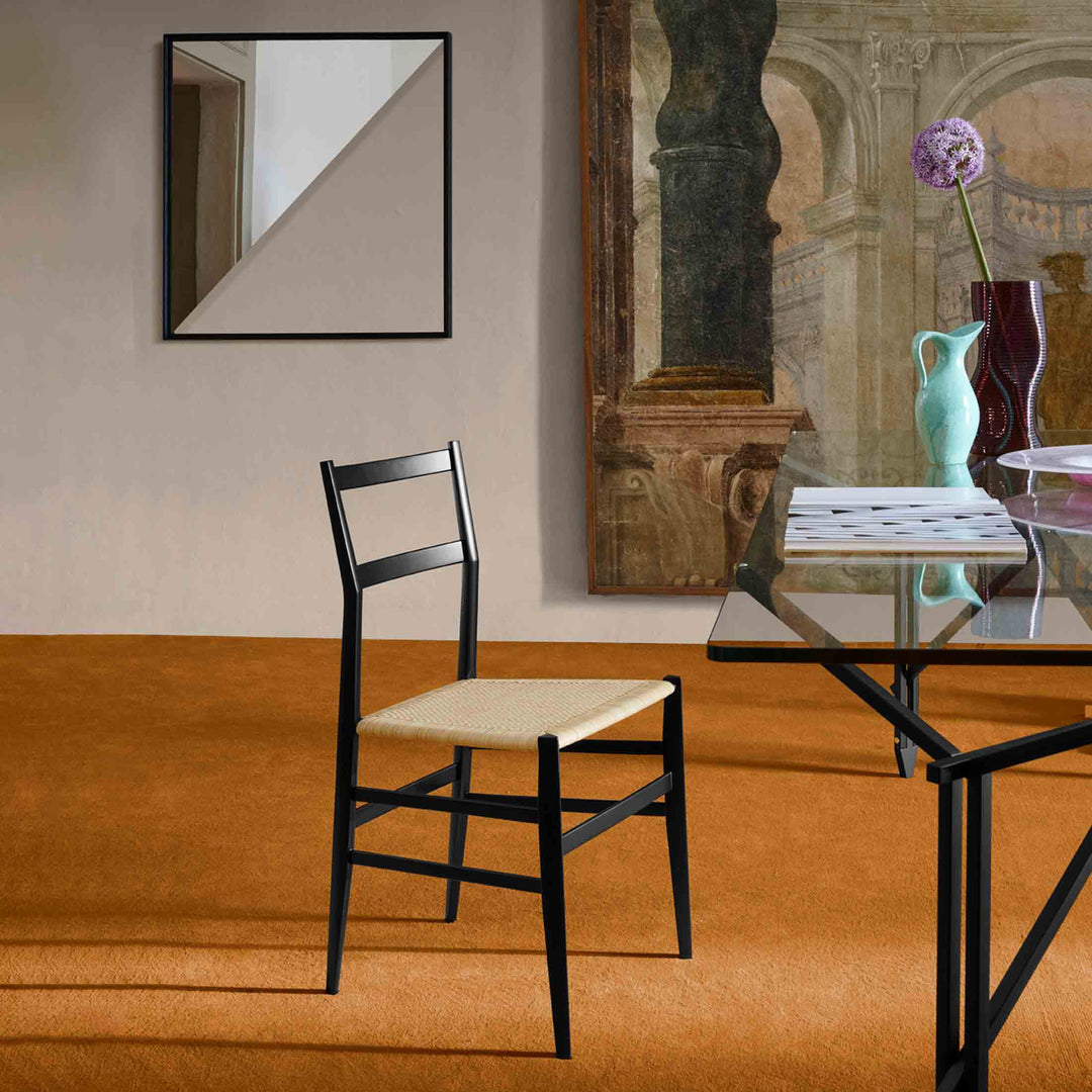 Ashwood Chair with Rattan Seat SUPERLEGGERA, designed by Gio Ponti for Cassina 02