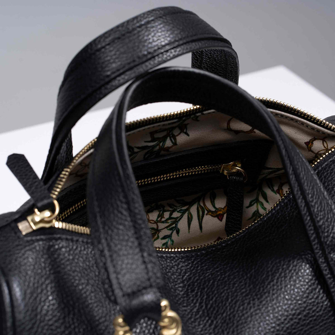 Leather Duffle Bag ATENA by MARCO Atelier 05