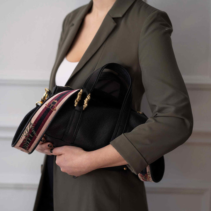 Leather Duffle Bag ATENA by MARCO Atelier 02