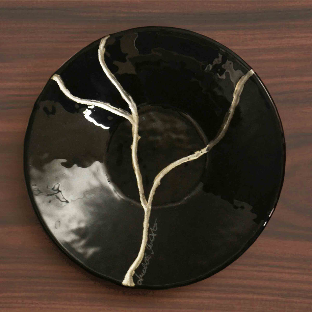 Murano Glass Round Sushi Set KINTSUGI by D.i. Più Andretto Design 04
