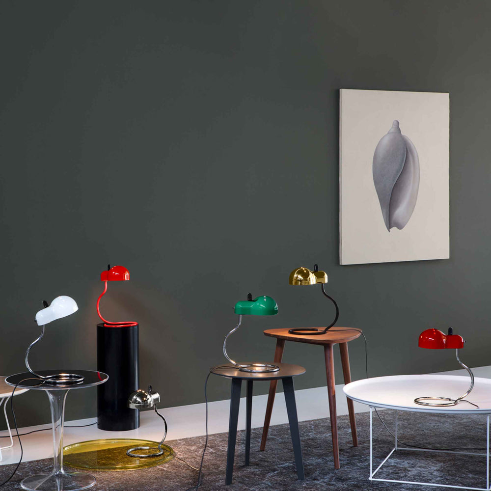 Metal Table Lamp MINITOPO by Joe Colombo for Stilnovo 02