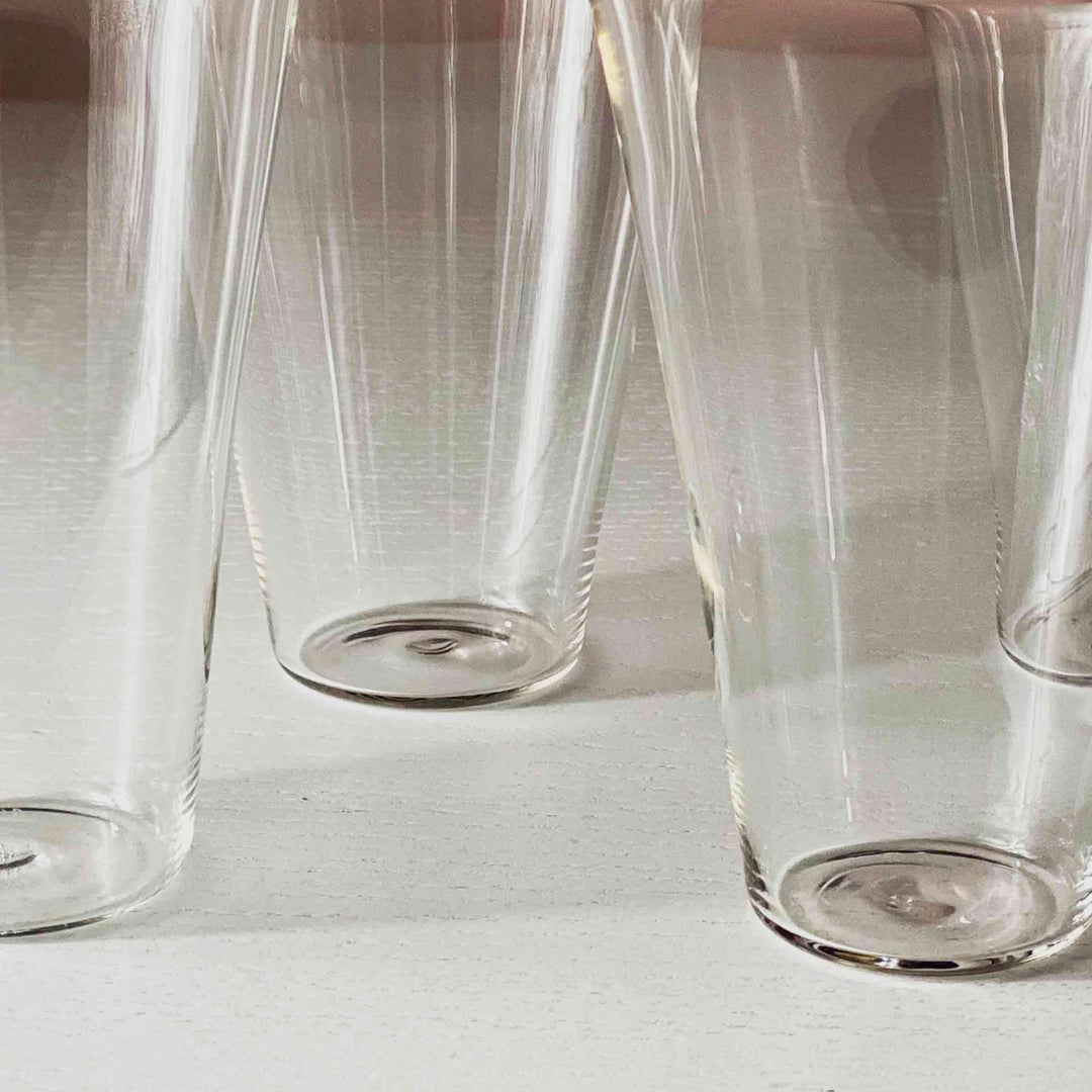 Blown Glass Cocktail Glasses PLUME Set of Four by Aldo Cibic for Paola C 03