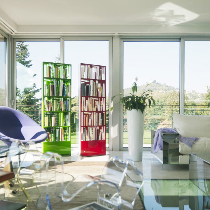 Plexiglass Green Bookshelf  BOOKSHAPE Big Limited Edition 06