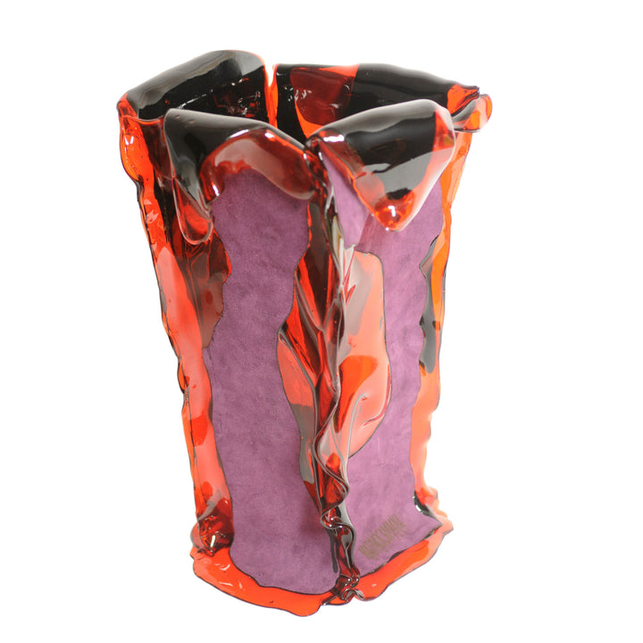 Leather and Resin Vase BROMELIA by Fernando & Humberto Campana for NativoCampana 03