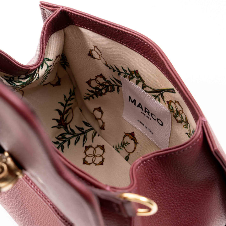 Crossbody Leather Bag DIAMOND by MARCO Atelier 08