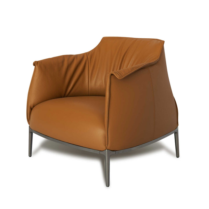 Leather Armchair ARCHIBALD by Jean-Marie Massaud for Poltrona Frau 05