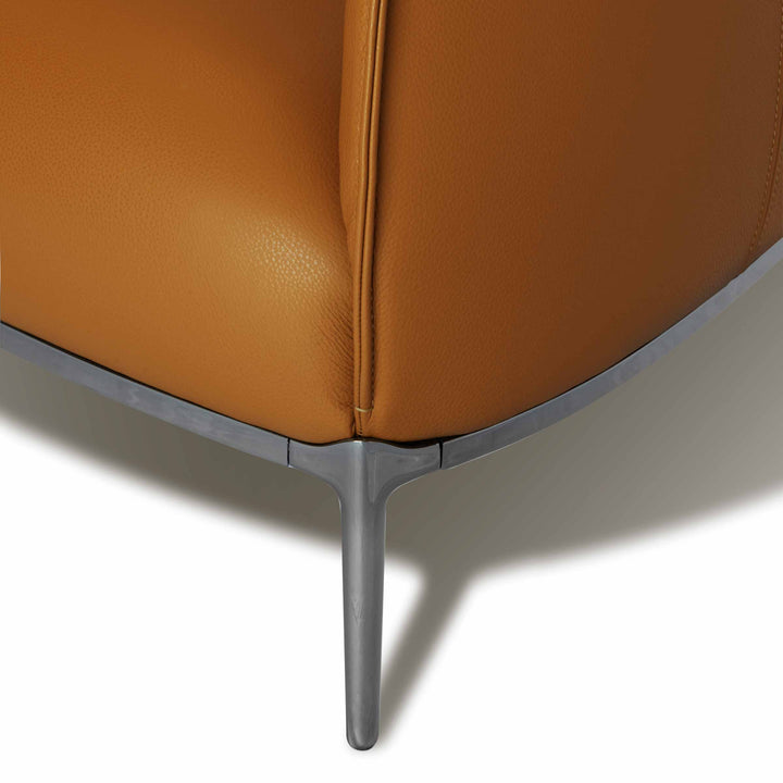 Leather Armchair ARCHIBALD by Jean-Marie Massaud for Poltrona Frau 07