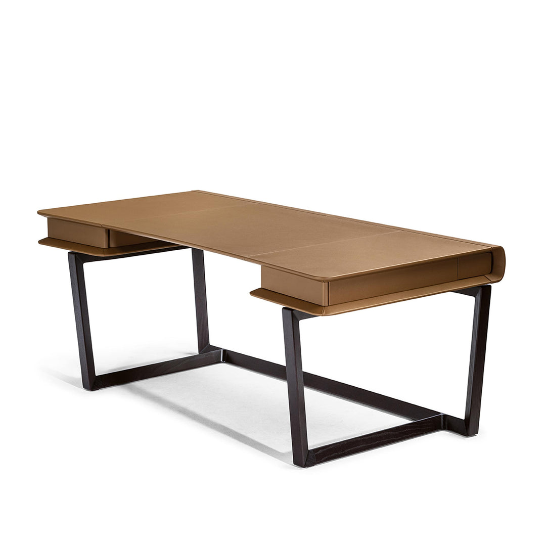 Leather Desk PEEK A BOOK desk by Roberto Lazzeroni 03