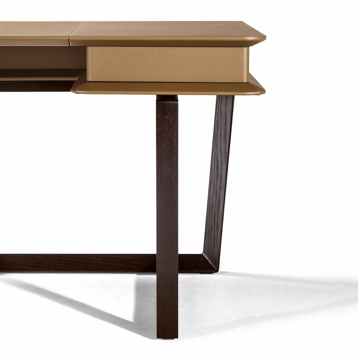 Leather Desk PEEK A BOOK desk by Roberto Lazzeroni 05