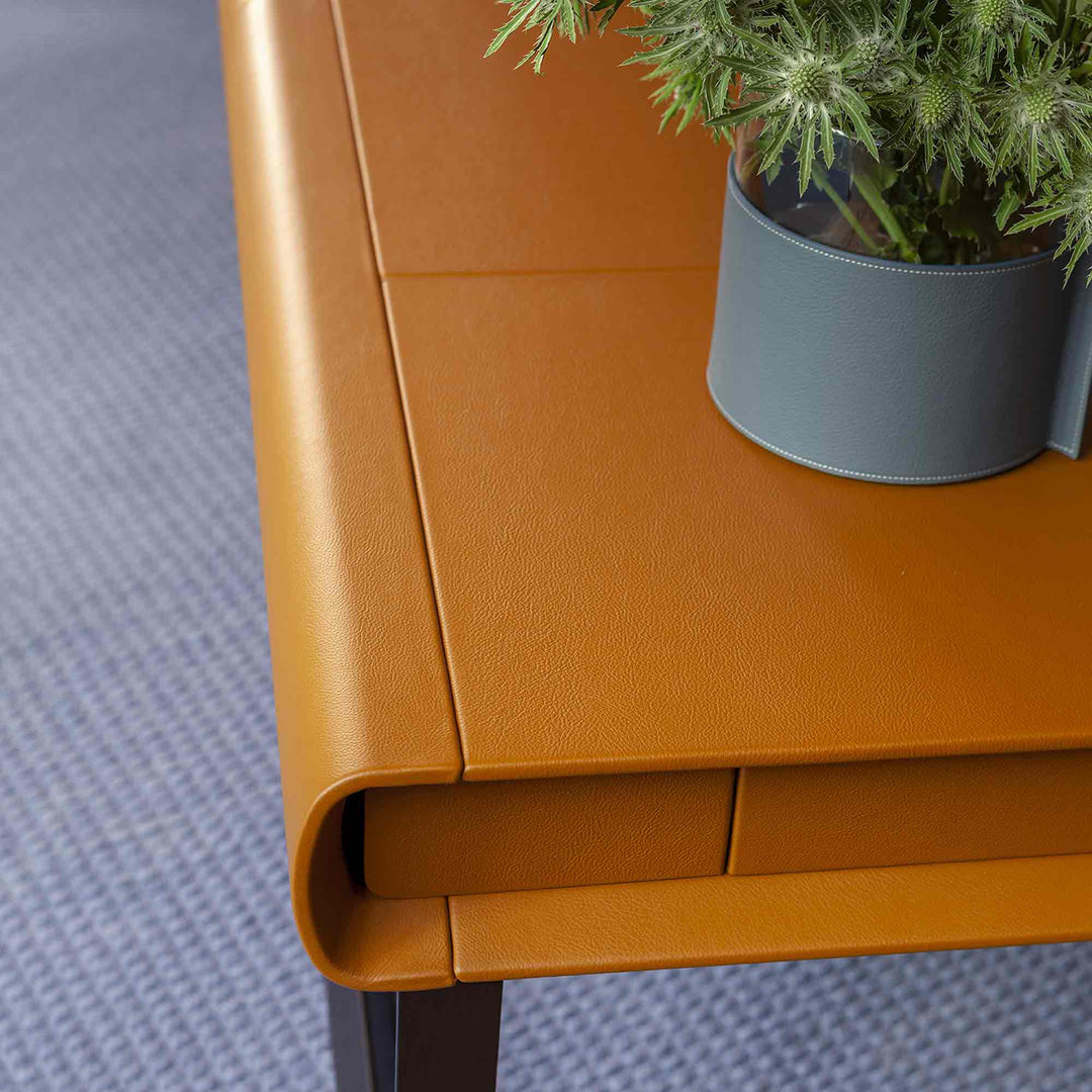 Leather Desk PEEK A BOOK desk by Roberto Lazzeroni 07