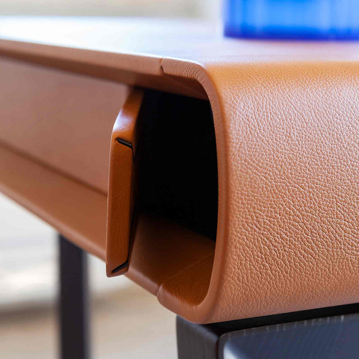 Leather Desk PEEK A BOOK desk by Roberto Lazzeroni 09