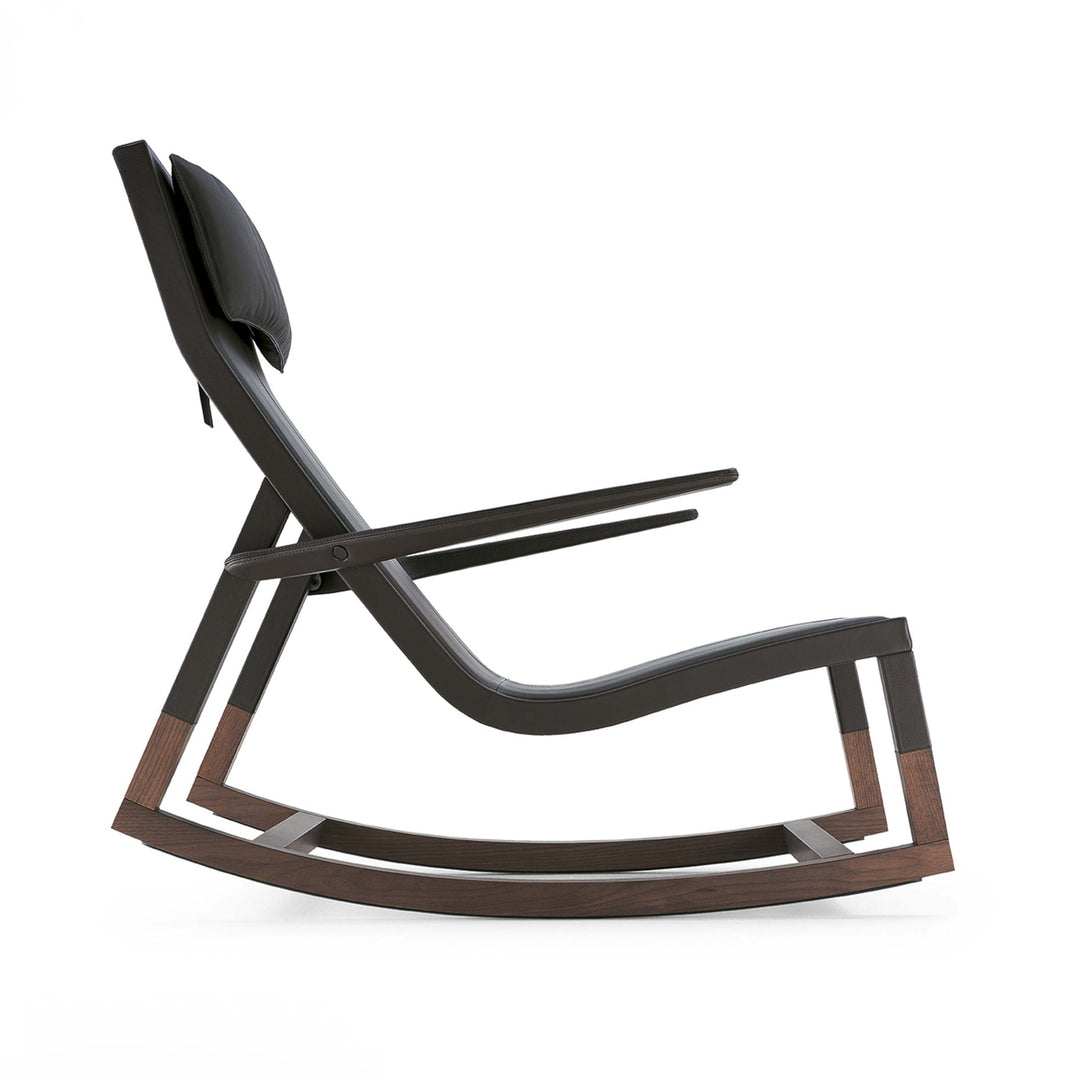 Rocking Armchair DON'DO by Jean-Marie Massaud for Poltrona Frau 03