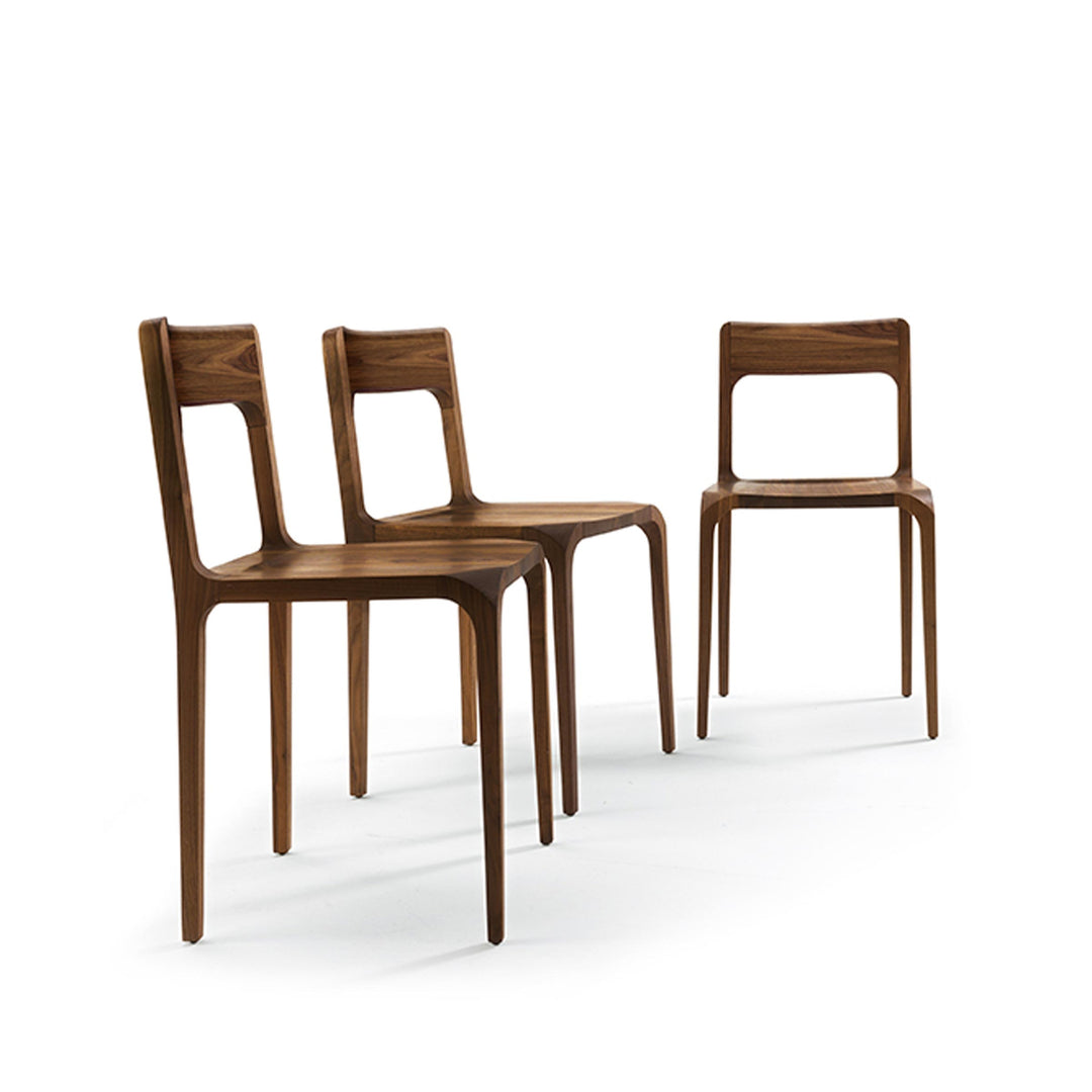 Wood Dining Chair SLEEK by Karim Rashid for Riva 1920 2
