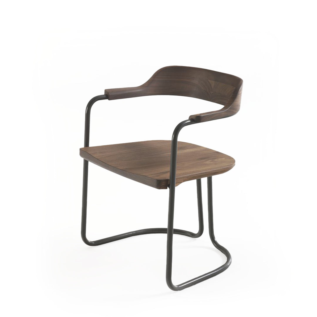 Wood Dining Chair TUBULAR by Jamie Durie for Riva 1920 2