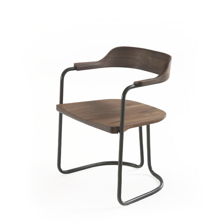 Wood Dining Chair TUBULAR by Jamie Durie for Riva 1920 2