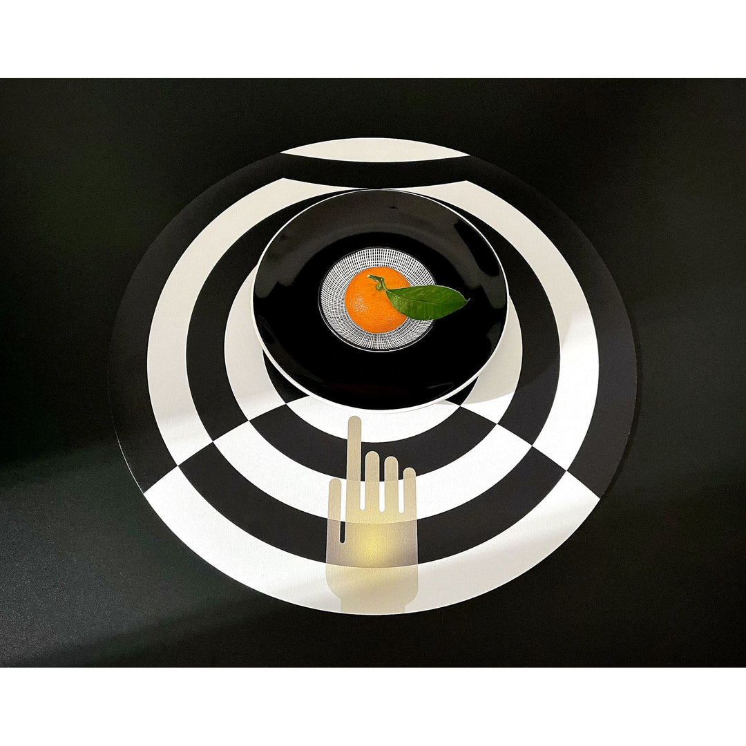 Vinyl Placemats CONCENTRICA Gold Hand 02