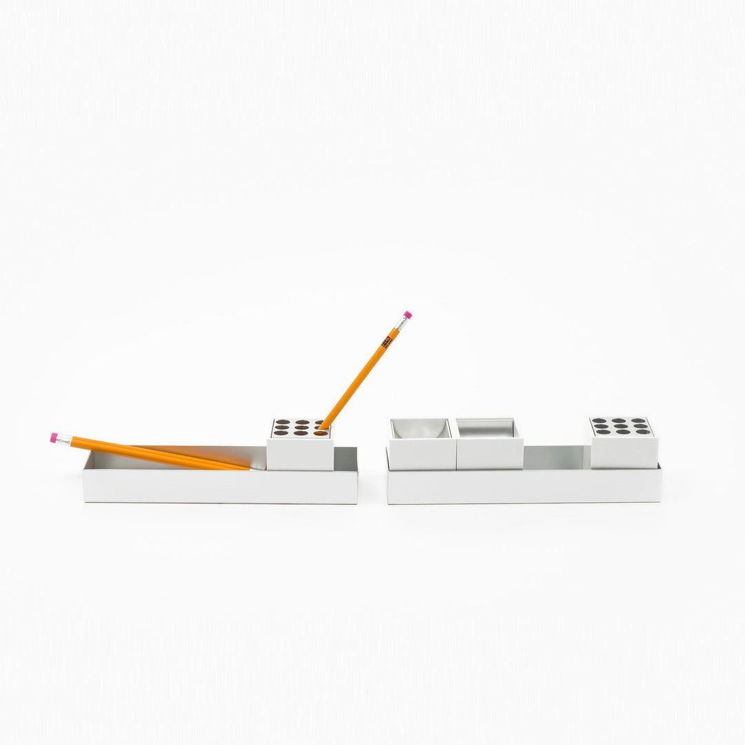 Aluminum Desk Set CANARIE by Bruno Munari 05