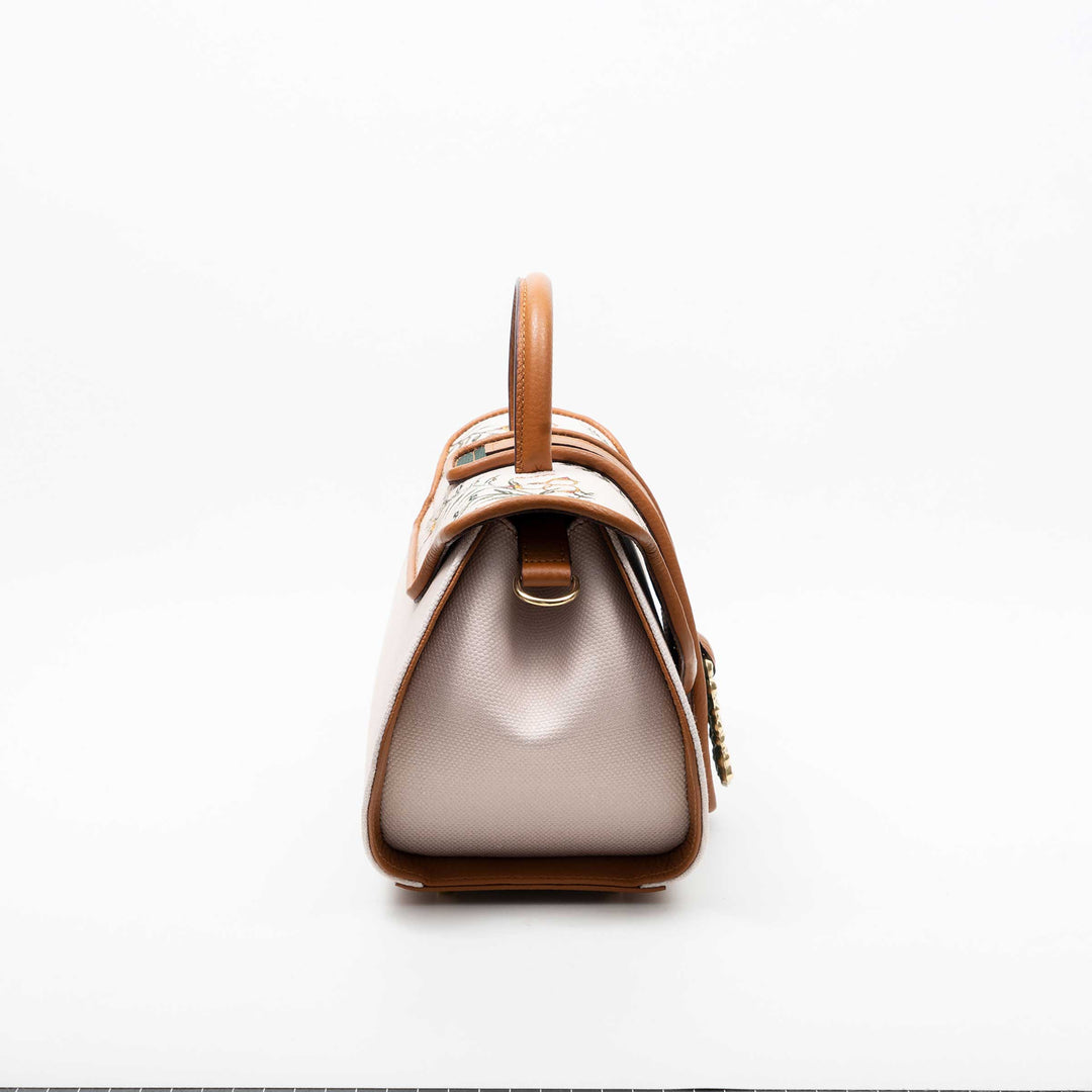 Canvas and Leather Crossbody Bag DIAMOND by MARCO Atelier 03
