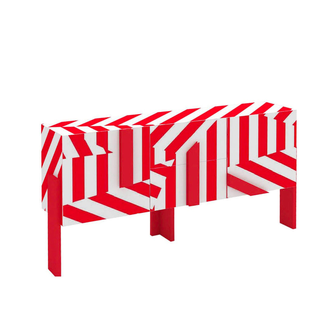 Cabinet ZIQQURAT 95x186 STRIPES by DriadeLab for Driade 02