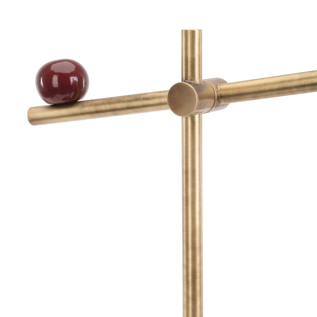 Table Lamp PINS Dark Red by La Récréation & P. Angelo Orecchioni 07