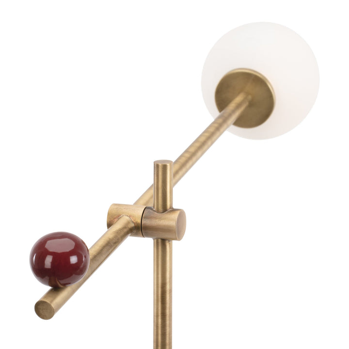 Table Lamp PINS Dark Red by La Récréation & P. Angelo Orecchioni 06