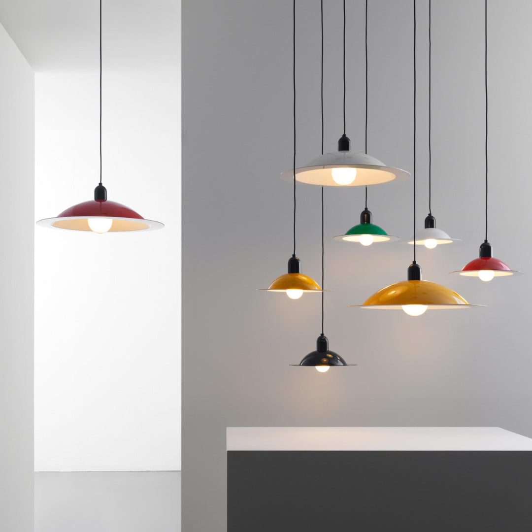 Suspension Lamp LAMPIATTA by Jonathan De Pas, Donato D’Urbino, Paolo Lomazzi for Stilnovo 04