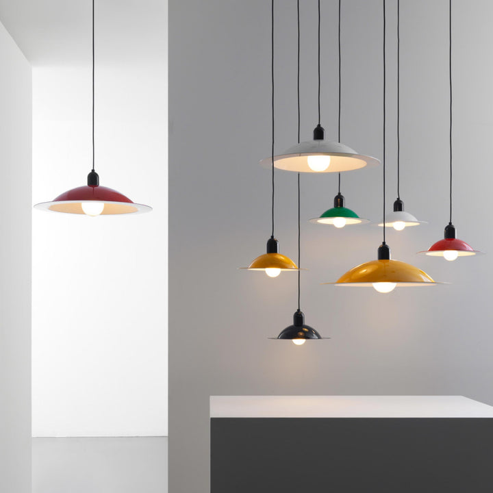 Suspension Lamp LAMPIATTA by Jonathan De Pas, Donato D’Urbino, Paolo Lomazzi for Stilnovo 04