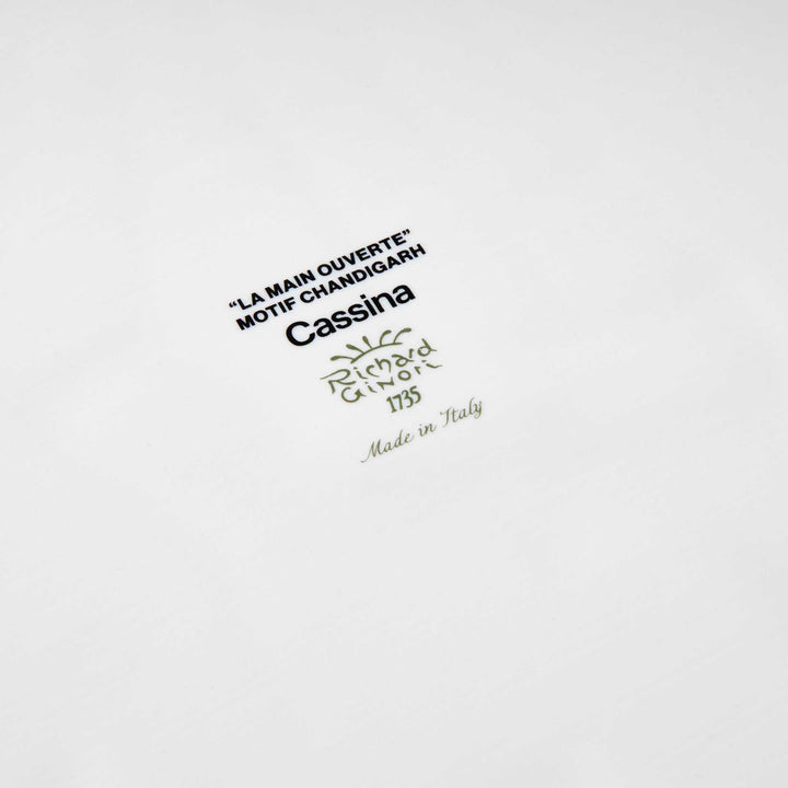 Square Porcelain Tray LA MAIN OUVERT, designed by Richard Ginori for Cassina 05