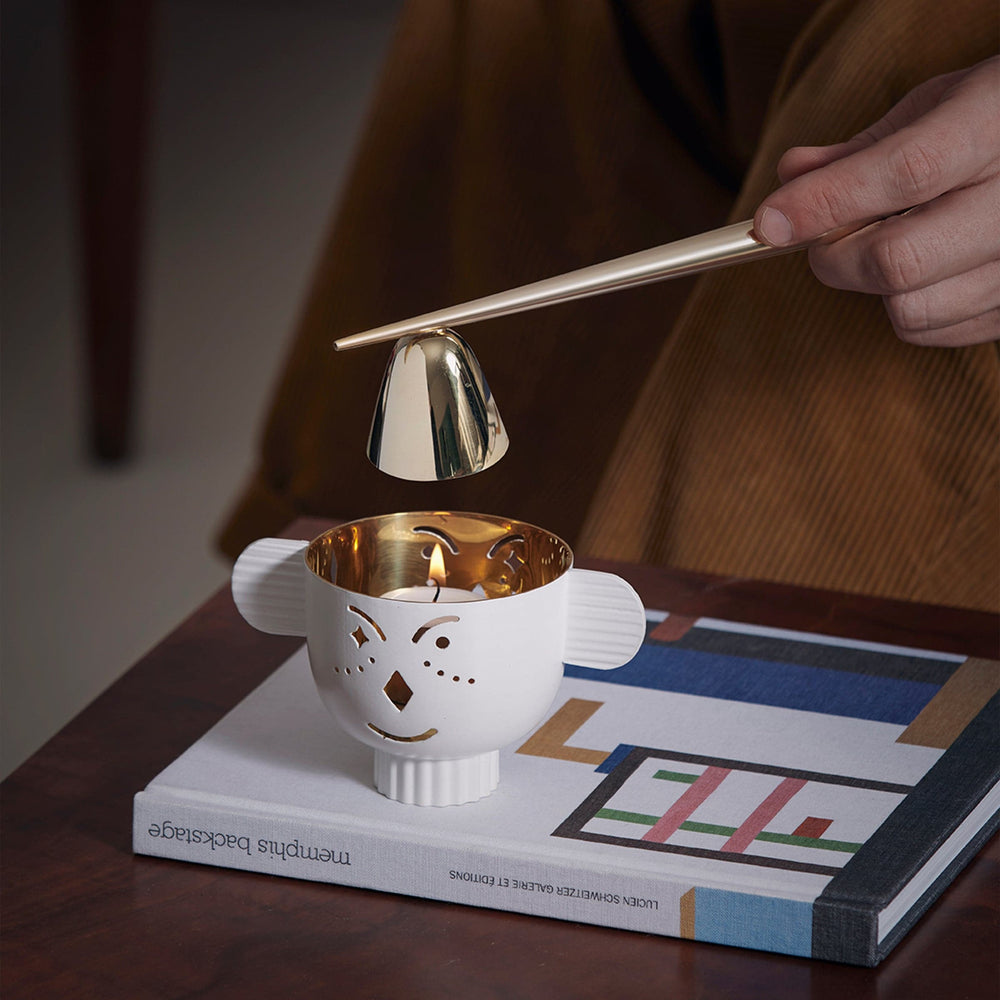 Polished Brass Candle Snuffer ELIA by Jaime Hayon for Paola C 02