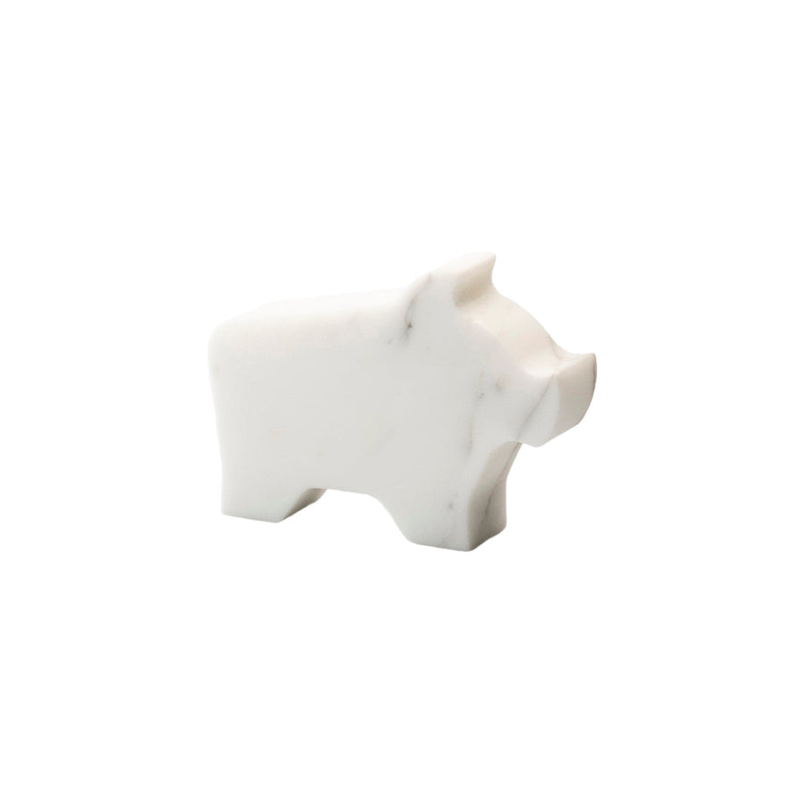 Marble Paperweight MAIALINO PICCOLO by Alessandra Grasso 01