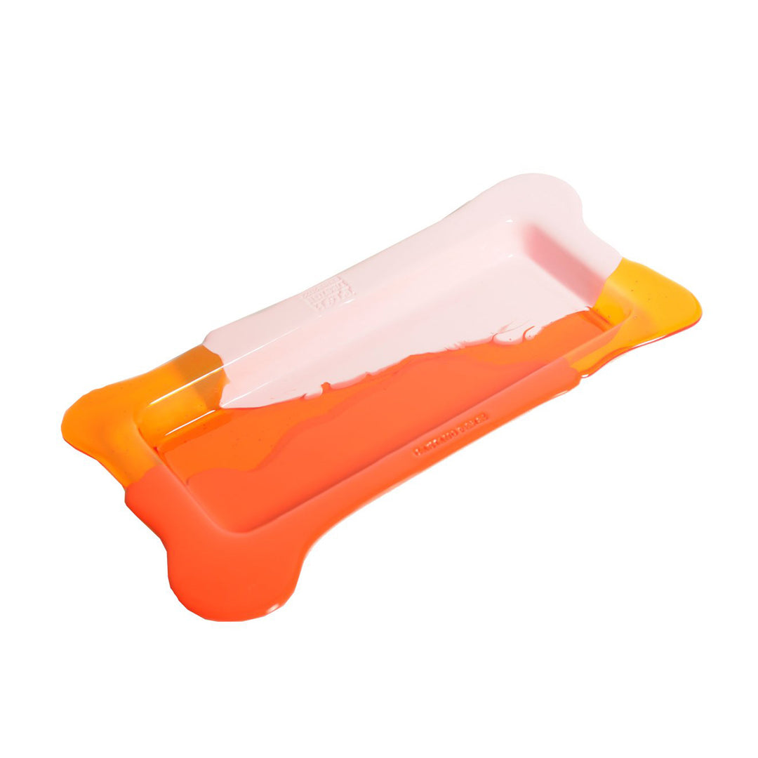Resin Rectangular Tray TRY-TRAY Orange and Pink by Gaetano Pesce for Fish Design 02