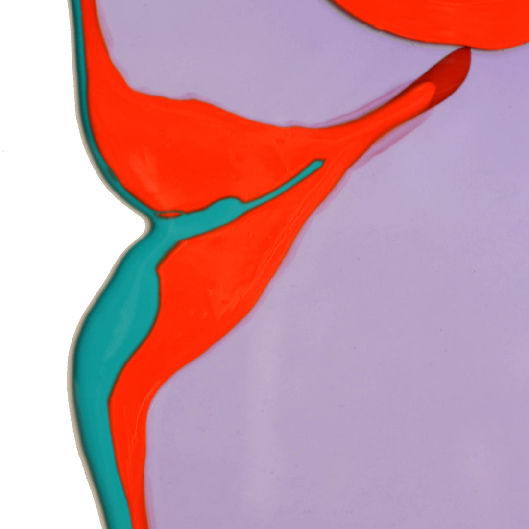 Resin Mirror LOOK AT ME Purple by Gaetano Pesce for Fish Design 03