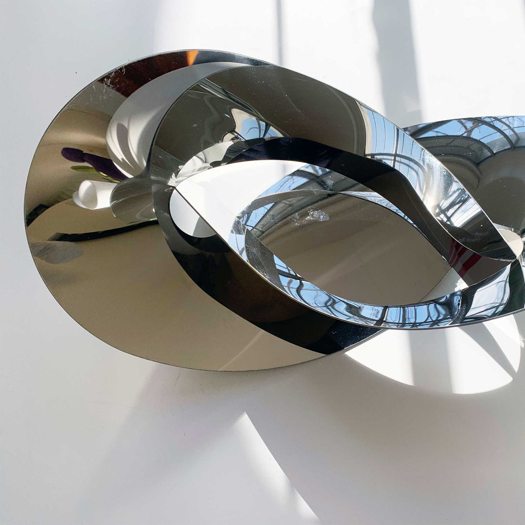 Fruit Bowl Centrepiece FLAT KNOT Steel by Ronen Kadushin for Cyrcus Design 03